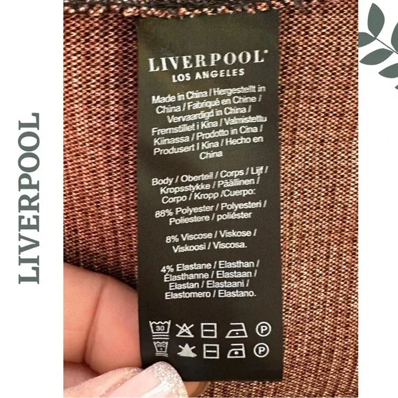 Liverpool LM1210CA71 Boyfriend Blazer with Princess Dart Brown  Size Extra Large - Picture 10 of 11